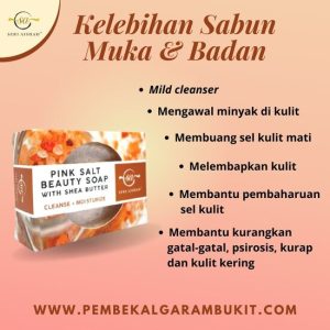 garam bukit seri aishah himalaya natural pink merah putih kristal hitam hunza kasar halus masak masakan mandi mandian rendam rendaman kaki spa oem borong aroma lampu bantal scrub kulit kepala rawatan islam minum air muka kusam ruqyah khasiat sihat khasiat kebaikan kala namak spray mineral beriodin iodin non-iodin energy water himalayan salt agent seasoning distributor halagel faiza CED saji Epsom