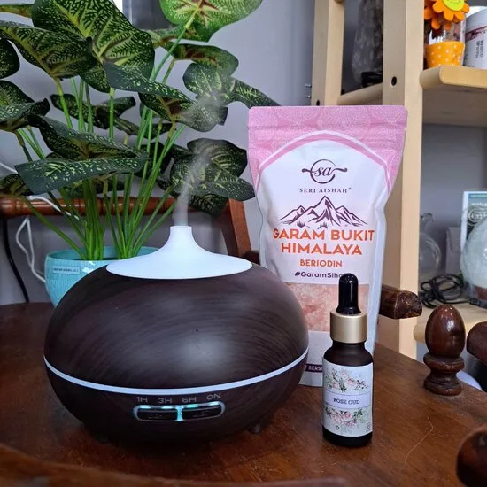 Kebaikan Diffuser Aromaterapi bersama Garam Bukit