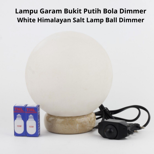 Lampu Garam Bukit Putih Bercorak Tapak Dimmer - Image 2