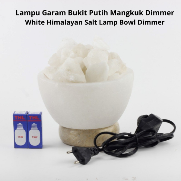 Lampu Garam Bukit Putih Bercorak Tapak Dimmer - Image 5